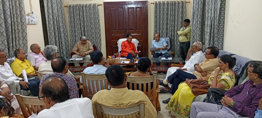 भागलपुर16जून23* सीबीसीएस पैटर्न के रेगुलेशन और ऑर्डिनेंस को सर्वसम्मति से किया गया पारित।