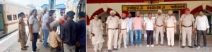 पंजाब17जून23*अबोहर रेलवे स्टेशन पर जीआरपी अबोहर व जीआरपी बठिण्डा ने चलाया चैकिंग अभियान
