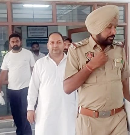 पंजाब17जून23*आम पार्टी के नेता इंद्रजीत भंडारी को एक दिन के पुलिस रिमांड के बाद जेल भेजा