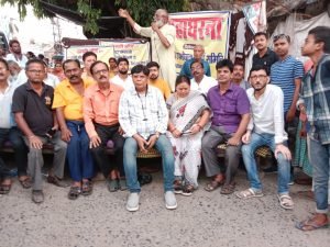 भागलपुर 17 जून 2023*24 घंटे निर्बाध बिजली और स्मार्ट मीटर की वापसी करने की मांग को लेकर महा धरना का आयोजन किया गया।