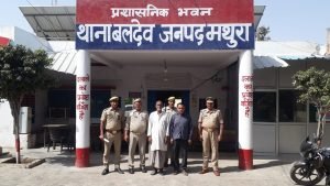 मथुरा17जून23*पुलिसकर्मियों पर हत्या के इरादे से हमला कर ,कार्य सरकार में बाधा पहुँचाने वाले 02 खनन माफियाओं को गिरफ्तार कर जेल भेजा गया ।*