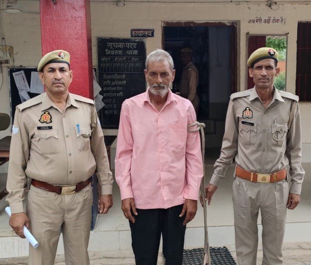 मथुरा19जून2023*थाना मगोर्रा पुलिस 01 वारण्टी को किया गिरफ्तार, भेजा जेल*