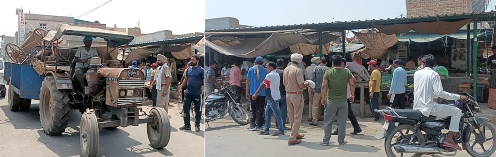 पंजाब24जून2023*सब्जीमंडी में नगर निगम व ट्रैफिक पुलिस ने हटाये कब्जे पंजाब24जून2023*सब्जीमंडी में नगर निगम व ट्रैफिक पुलिस ने हटाये कब्जे