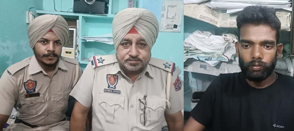 पंजाब30जून2023*नगर निगम के कर्मचारी पर हमला करने वाले राहुल कुमार को पुलिस ने काबू किया