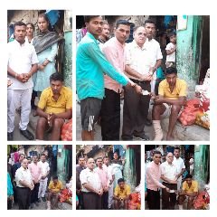 हल्द्वानी 18 जून* कमल जोशी के परिजनों को तीन महीने का राशन और सहयोग राशि देकर सहयोग किया