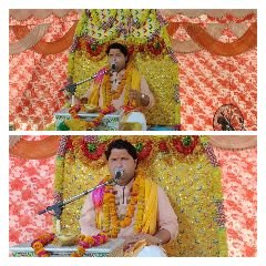 मथुरा 23 जून* श्री चन्द्रवालयति उदासीन आश्रम अरुआ पर भक्तों ने श्रीमद्भागवत कथा का आनंद लिया।