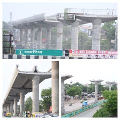 कानपुर26जून2023*कानपुर मेट्रो परियोजना के तैयार सेक्शन के कुल 276 में से 100 पिलर की कास्टिंग पूरी*