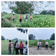 कानपुर26जून2023*गुंडई के दम पर रामपाल सविता सुशीला देवी पत्नी जगदीश नारायण वर्मा के खेत पर कब्जा कर रखा था