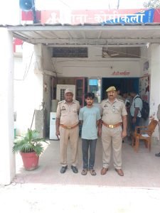 मथुरा05जुलाई23*थाना कोसीकलाँ पुलिस द्वारा दहेज हत्या के अभियोग में वांछित अभियुक्त को किया गिरफ्तार-*