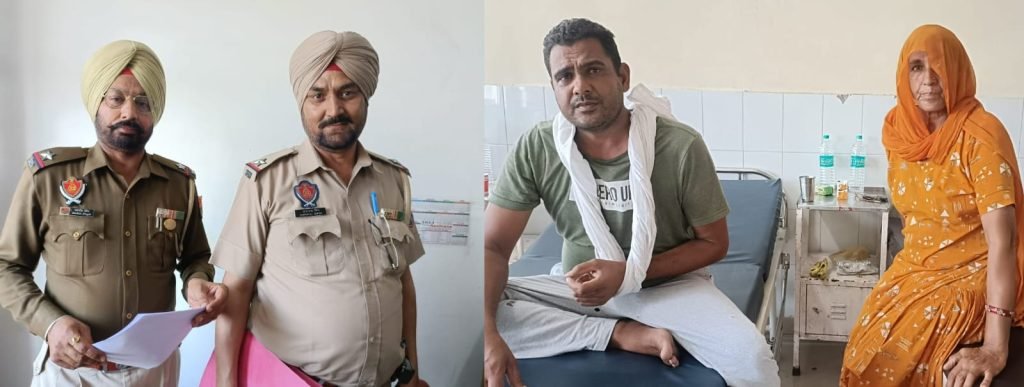 पंजाब11जुलाई2023*आवारा पशुओं को चारा डालने से रोकने पर मां-बेटे से घर में घुसकर की मारपीट