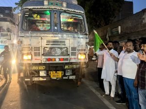 पंजाब13जुलाई23*बाघोत धाम हरियाणा में भंडारे के लिए लंगर सामग्री का ट्रक रवाना