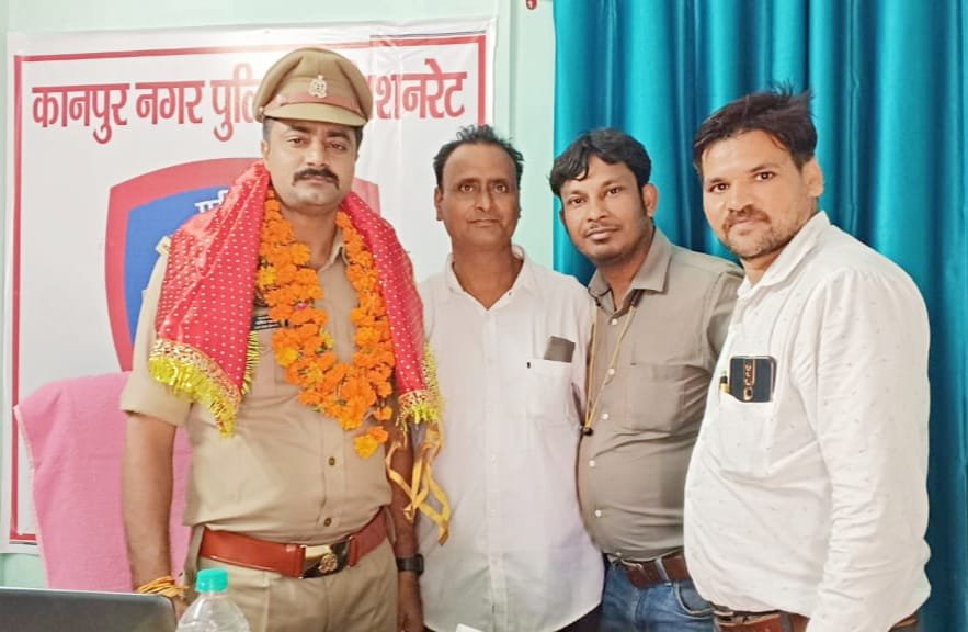 कानपुर नगर23जुलाई2023*यतीम खाने को मिले अपने नए सिंघम ।