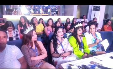 जयपुर 04 जुलाई* राजा पार्क स्थित 2 जुलाई को Boozeup Club में मिस एंड मिसेज ब्यूटी ऑफ इंडिया 2023 का ऑडिशन हुआ। जयपुर 04 जुलाई* राजा पार्क स्थित 2 जुलाई को Boozeup Club में मिस एंड मिसेज ब्यूटी ऑफ इंडिया 2023 का ऑडिशन हुआ।