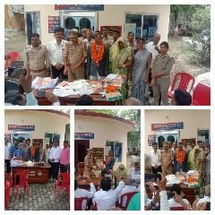 औरैया10जुलाई2023*कंपनी कमांडर शिवकुमार अरुण का हुआ बहुत ही हर्षोल्लास के साथ विदाई समारोह*