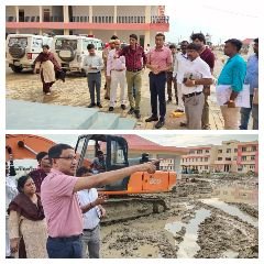 कानपुर10जुलाई2023*मण्डलायुक्त, कानपुर लोकेश एम0* ने जनपद कानपुर नगर के ग्राम रामपुर नरूआ स्थित अटल आवासीय विद्यालय का निरीक्षण किया