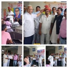 अलीगढ़10जुलाई23*भिक्खु संघीय संविधान के निर्माता विश्व गुरु अर्हत विनयधर उपालि का जयंती समारोह आयोजित।