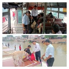 चित्रकूट 15 जुलाई* डॉग स्क्वायड व एलआईयू0 की संयुक्त टीम द्वारा सोमवती अमावस्या/हरियाली अमावस्या के दृष्टिगत संदिग्ध व्यक्तियों/वस्तुओं की चेकिंग की गयी