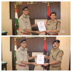 चित्रकूट21जुलाई23*मेला सकुशल सम्पन्न कराने हेतु पुलिस अधीक्षक चित्रकूट एवं समस्त राजपत्रित अधिकारीगण को प्रशस्ति-पत्र प्रदान किये ।*