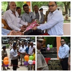 बाँदा22जुलाई23*पुलिस अधीक्षक बांदा द्वारा थाना जसपुरा पर विविध प्रयोजनार्थ हेतु बने नवीन मीटिंग हाल का किया गया उद्घाटन ।*