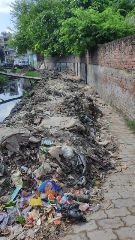 कानपुर23जुलाई2023*शिवराजपुर नगर पंचायत का सफाई अभियान।