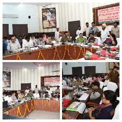 कानपुर24जुलाई2023*श्री नन्द गोपाल गुप्ता (नन्दी जी) की अध्यक्षता में विकास भवन के सभागार में विकास कार्यो व कानून व्यवस्था की समीक्षा बैठक सम्पन्न हुयी।