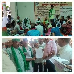 चित्रकूट28जुलाई2023*भारतीय किसान यूनियन ब्लॉक इकाई ने किसानों की विभिन्न मांगों को लेकर उपजिलाधिकारी को सौंपा ज्ञापन ।