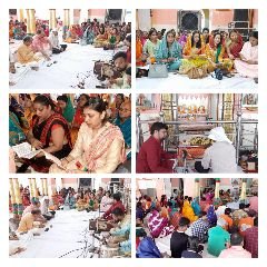 हल्द्वानी 29 जुलाई 2023* श्री राम मन्दिर में संगीतमय सुन्दरकांड पाठ का आयोजन कर प्रसाद वितरण कर संस्था का सातवाँ स्थापना दिवस मनाया