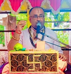 चित्रकूट01अगस्त2023*अकेलवा बाबा हनुमान मंदिर में श्रीमद् भागवत कथा का शुभारंभ।