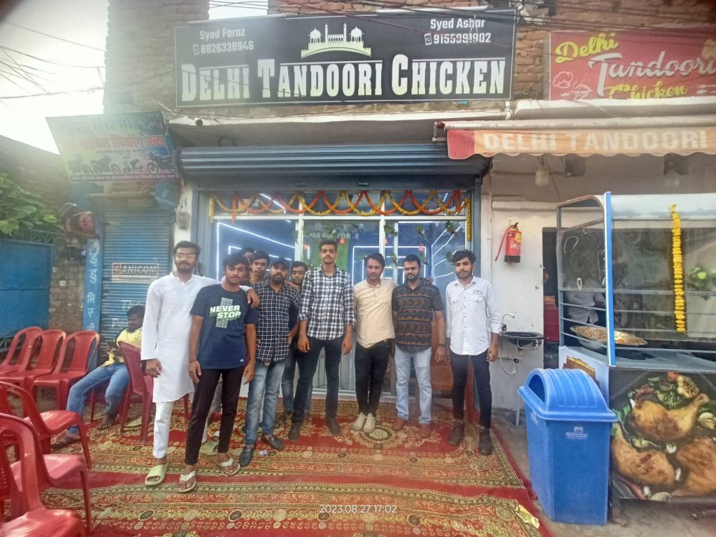 भागलपुर27अगस्त23*भागलपुर शहर में दिल्ली तंदूरी चिकन हाउस काज़वाली रोड भागलपुर का शुभ आरंभ हुआ।