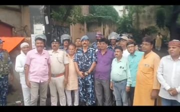 भागलपुर08अगस्त23*मुजाहिद पुर थाना के अंतर्गत विषहरी पूजा को लेकर शांति समिति की बैठक आयोजित की गई।