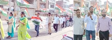 पंजाब 11 अगस्त 2023* डाक विभाग के कर्मचारियों ने निकाली तिरंगा यात्रा