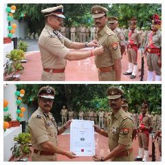 हमीरपुर16अगस्त23*प्रभारी निरीक्षक पद पर इटावा जनपद में तैनातदीपक कुमार श्रीवास को प्रशंशा चिन्ह सिल्वर मेडल प्रदान किया गया है।