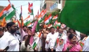 रायबरेली15अगस्त23*लालगंज में भव्य तिरँगा यात्रा निकाली गई।