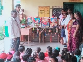 रायबरेली 15 अगस्त 2023*77वे स्वतंत्रता दिवस पर प्राथमिक विद्यालय सुंदरिया खेड़ा में किया गया झंडारोहण।