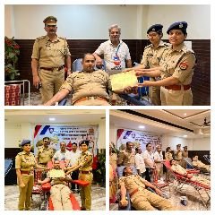 कानपुर नगर19अगस्त23*पुलिस कमिश्नरेट कानपुर नगर के 31वें रक्तदान शिविर में लगा रक्तदान का अर्धशतक* कानपुर नगर19अगस्त23*पुलिस कमिश्नरेट कानपुर नगर के 31वें रक्तदान शिविर में लगा रक्तदान का अर्धशतक*