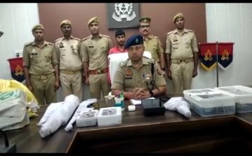 मथुरा23अगस्त2023*अवैध शस्त्र बनाने की फैक्ट्री चला रहे 01 नफर अभियुक्त  गिरफ्तार।