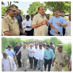 रायबरेली 27 अगस्त 2023*राज्यमंत्री ने बाढ़ ग्रस्त गांवों का किया दौरा*