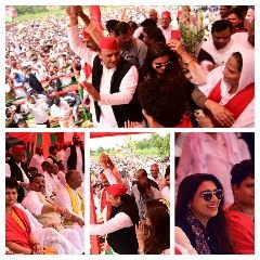 मऊ घोषी30अगस्त23*अखिलेश यादव नेविधानसभा घोसी उपचुनाव में सपा उम्मीदवार श्री सुधाकर सिंह जी के पक्ष में एक विशाल जनसभा को सम्बोधित किया