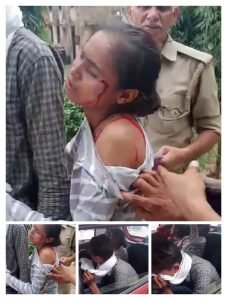 कानपुर नगर08सितम्बर23*थाना महाराजपुर के अंतर्गत दबंगो ने महिला व बच्चो को दौड़ा दौड़ा कर पीटा