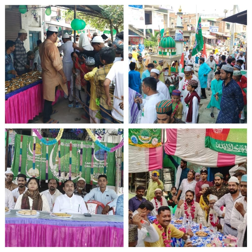 कौशाम्बी28सितम्बर23*अकीदत के साथ निकला बारावफात का जुलूस*_