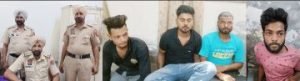 पंजाब 02 सितंबर 2023* नगर थाना 1 की पुलिस ने लूटपाट के चार आरोपियों को काबू किया