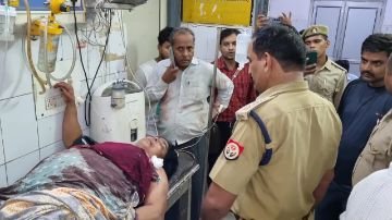 हरदोई06सितम्बर23*डॉक्टर की पत्नी को अज्ञात हमलावरों ने मारी गोली*