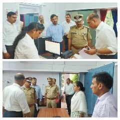कानपुर06सितम्बर23*पुलिस आयुक्त ने किया अभिसूचना इकाई का निरीक्षण।