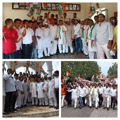 मथुरा07सितम्बर23*राहुल की पदयात्रा का कांग्रेस ने दिया संदेश