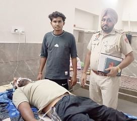 पंजाब 08 सितंबर 2023* नगर थाना पुलिस पहुंची ब्यान लेने, राम किशोर अभी बेसुध