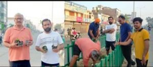पंजाब 09 सितंबर 2023* सफाई अभियान के दौरान संजय जाखड़ ने टीम सहित किया पौधारोपण