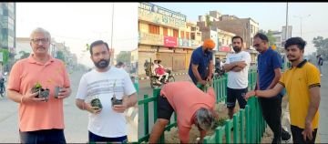 पंजाब 09 सितंबर 2023* सफाई अभियान के दौरान संजय जाखड़ ने टीम सहित किया पौधारोपण