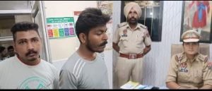 पंजाब 15 सितम्बर 2023* शराब ठेका जलाने के आरोप में दो आरोपी काबू