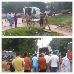 लखनऊ16सितम्बर23*मवैया में घर की छत गिरने से हुआ बड़ा हादसा !