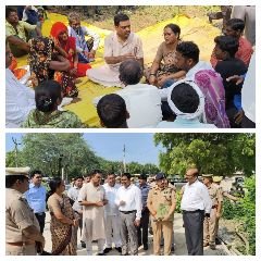 कौशाम्बी18सितम्बर23*तिहरे हत्याकांड के मृतक आश्रितों को सरकार ने दिया आर्थिक मदद*